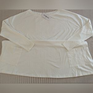 🤍 Women's Casual Long Slouchy Blouse